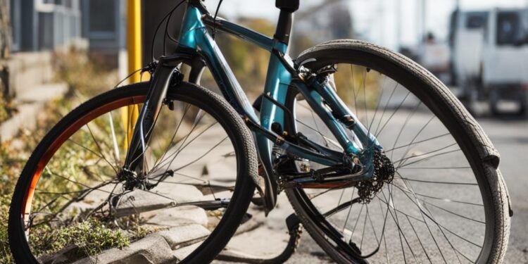 rad heftig gegen eine bordsteinkante gefahren was sollten sie beachten