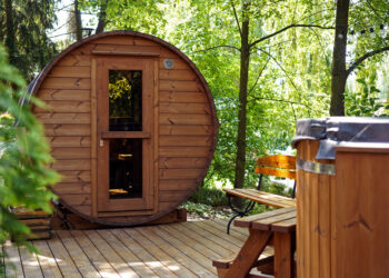 Der richtige Platz für eine Sauna im Garten