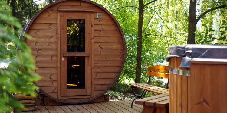Der richtige Platz für eine Sauna im Garten